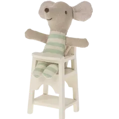 2022 Maileg Mouse Off-White High Chair