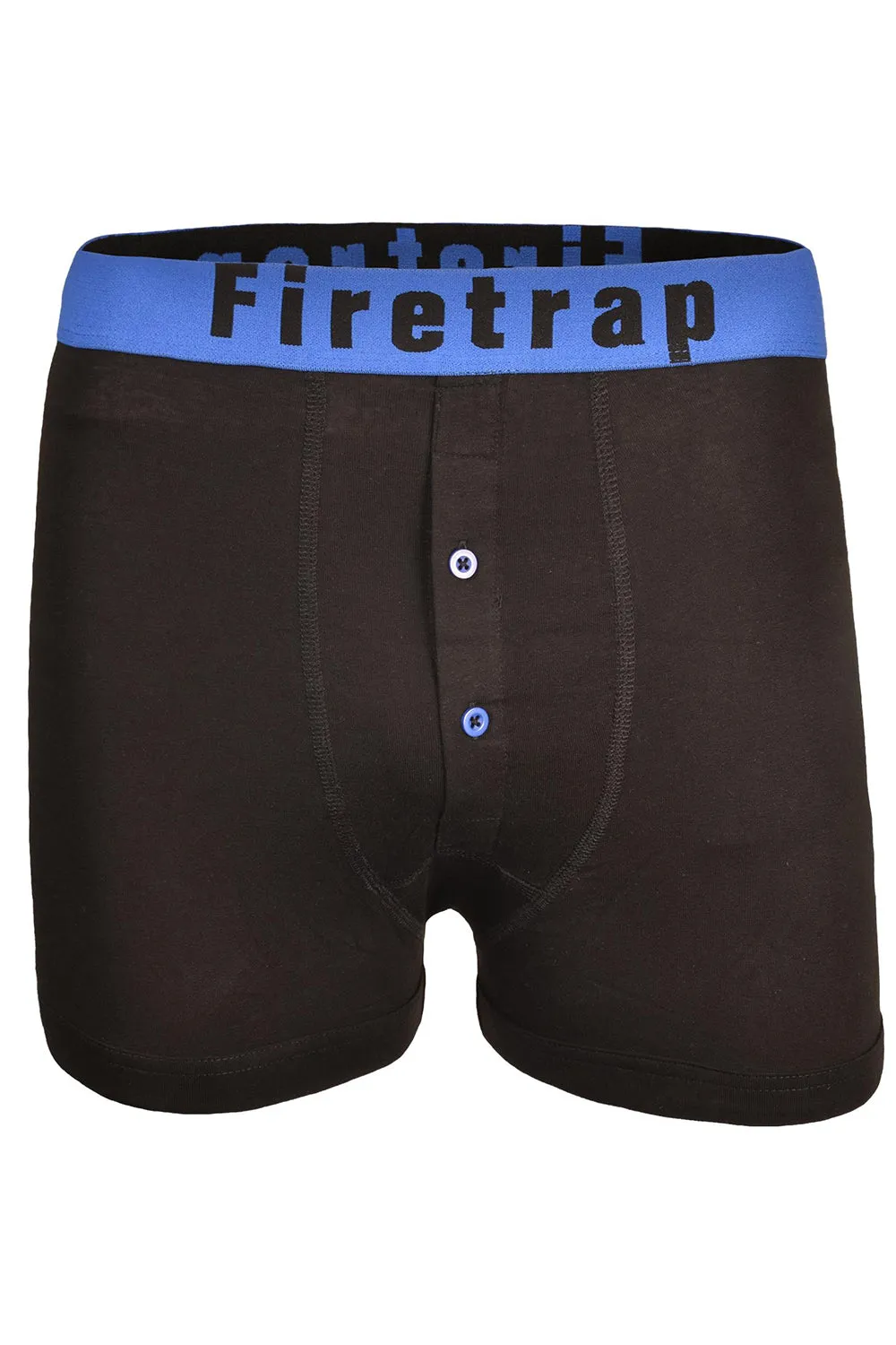 3 Pack Fire Trap Mens Cooper Soft Cotton Boxers