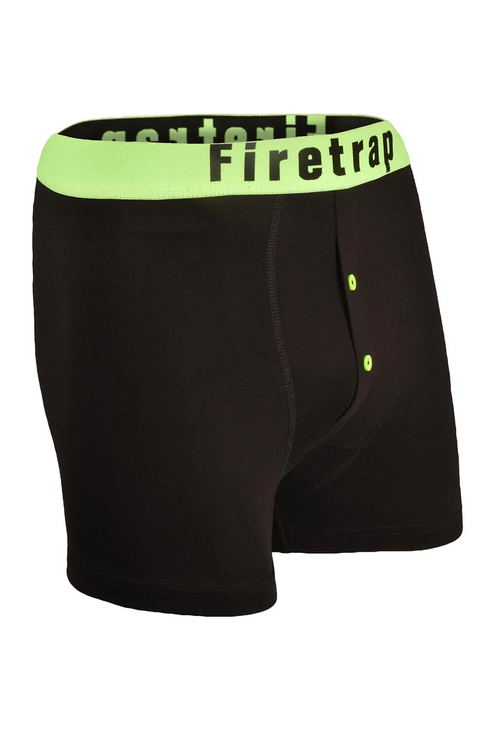 3 Pack Fire Trap Mens Cooper Soft Cotton Boxers