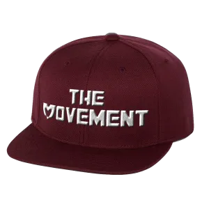 3D Snapback (Maroon)