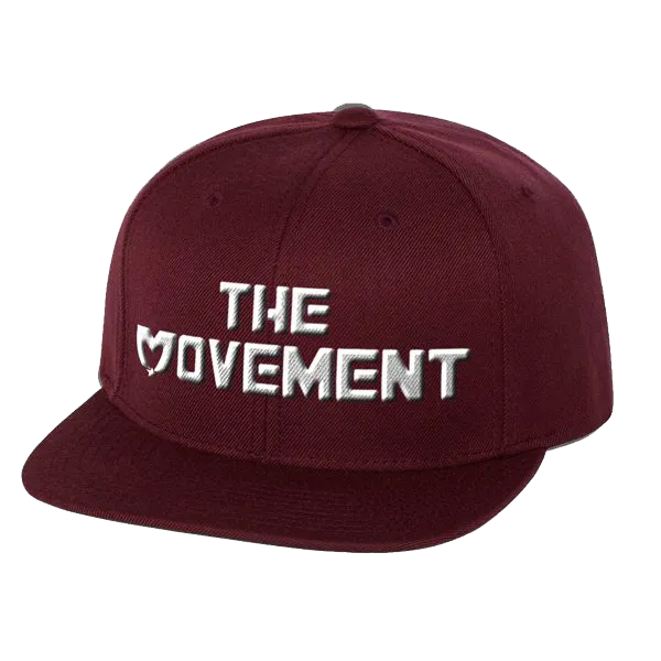 3D Snapback (Maroon)