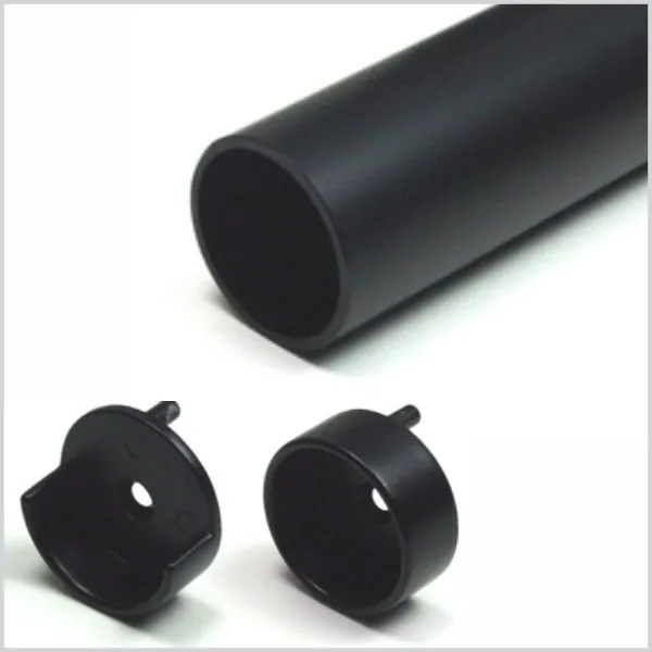 48 Inch Matte Black Round 1 5/16 Rod Kit