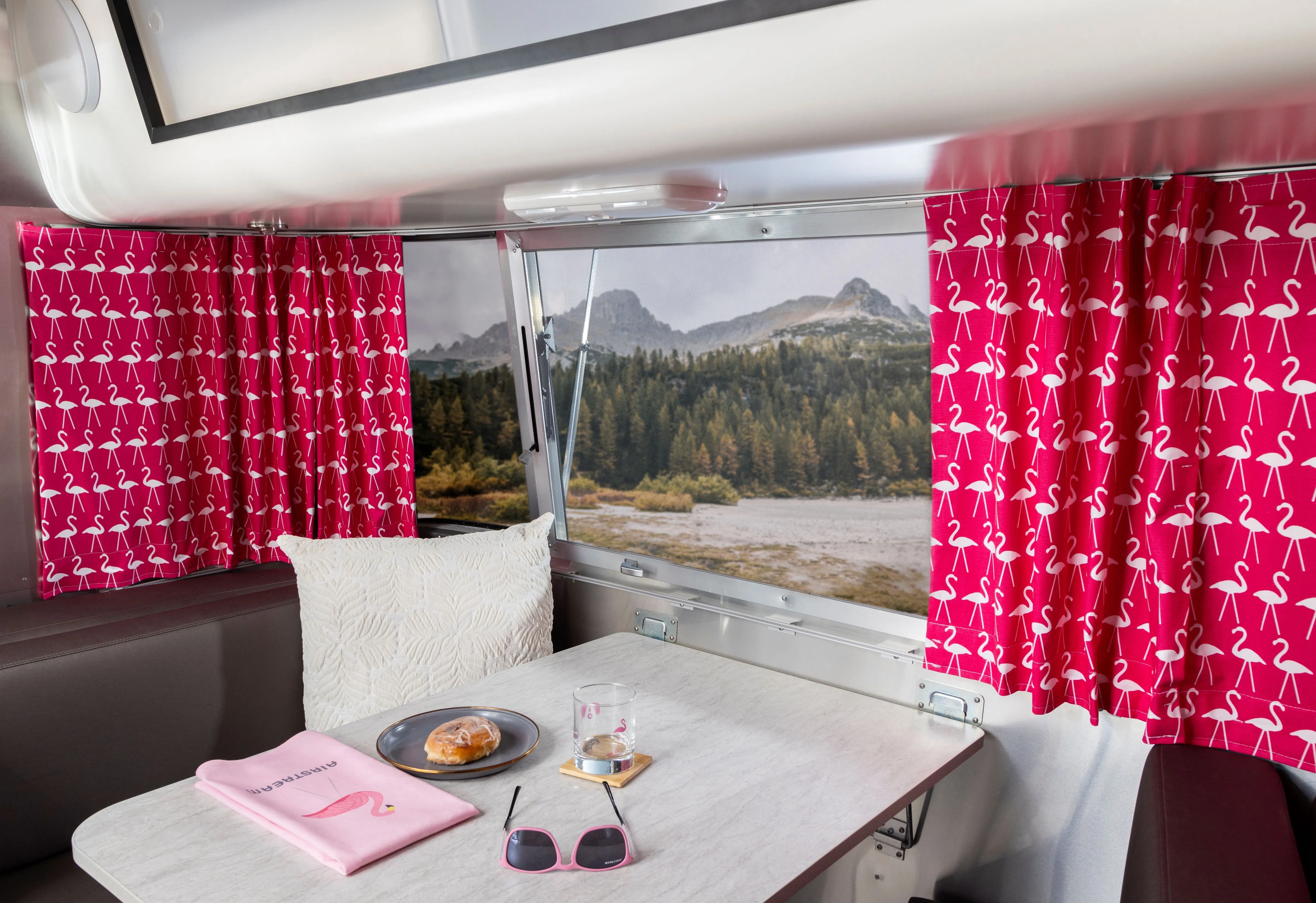 Airstream Printed Custom Curtains for Pottery Barn Travel Trailers