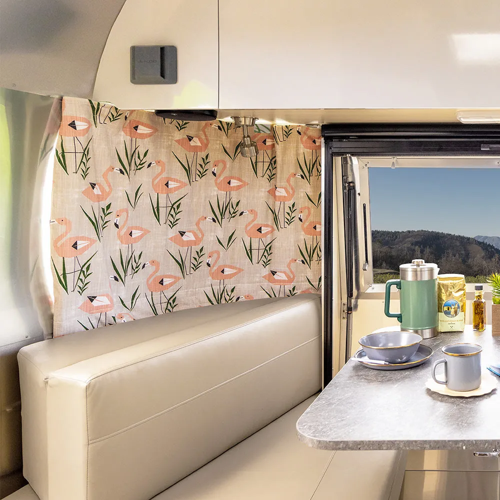 Airstream Printed Custom Curtains for Pottery Barn Travel Trailers