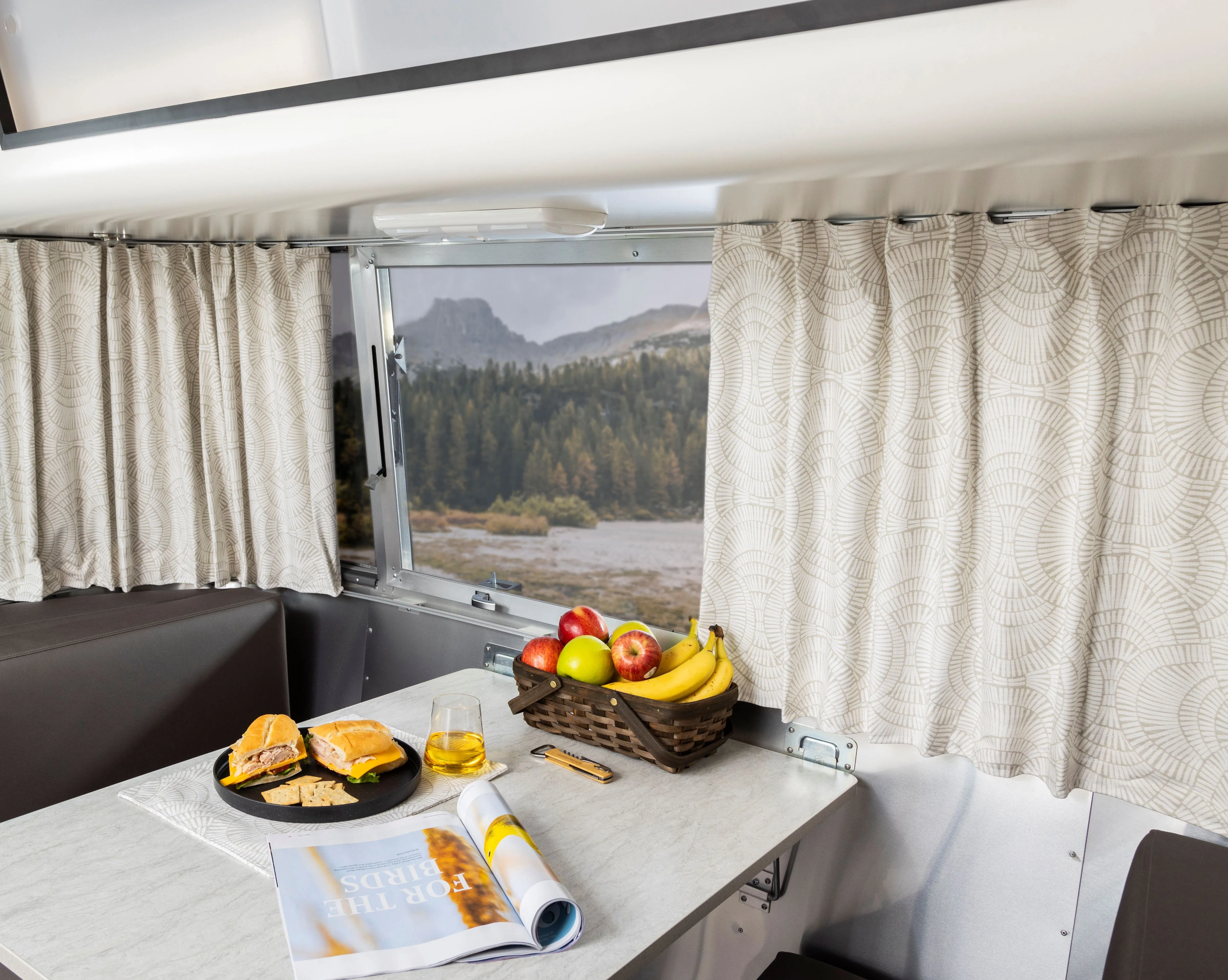 Airstream Printed Custom Curtains for Pottery Barn Travel Trailers