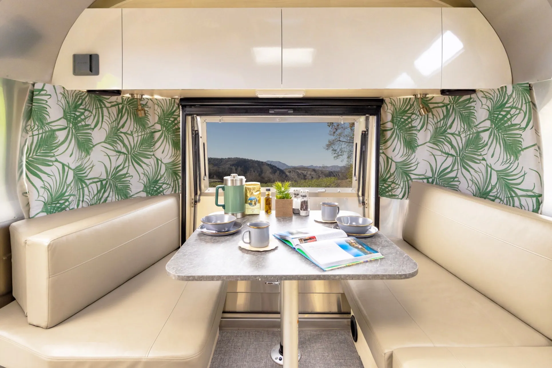 Airstream Printed Custom Curtains for Pottery Barn Travel Trailers