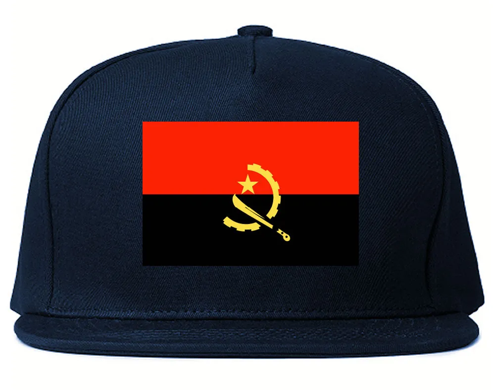 Angola Flag Country Printed Snapback Hat Cap