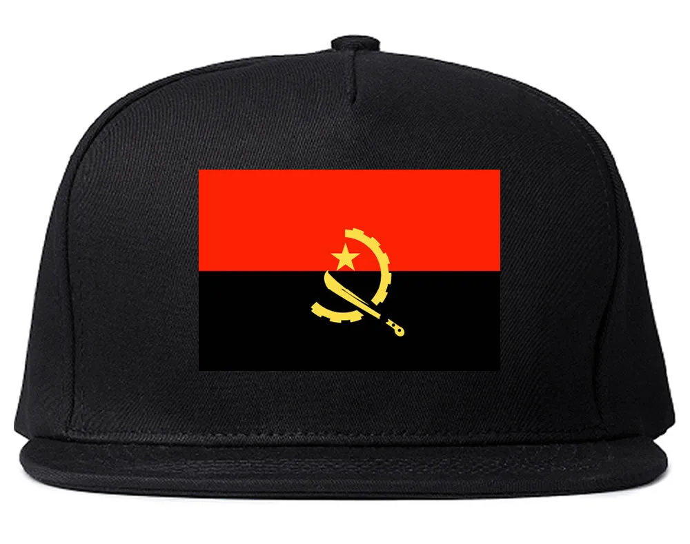 Angola Flag Country Printed Snapback Hat Cap