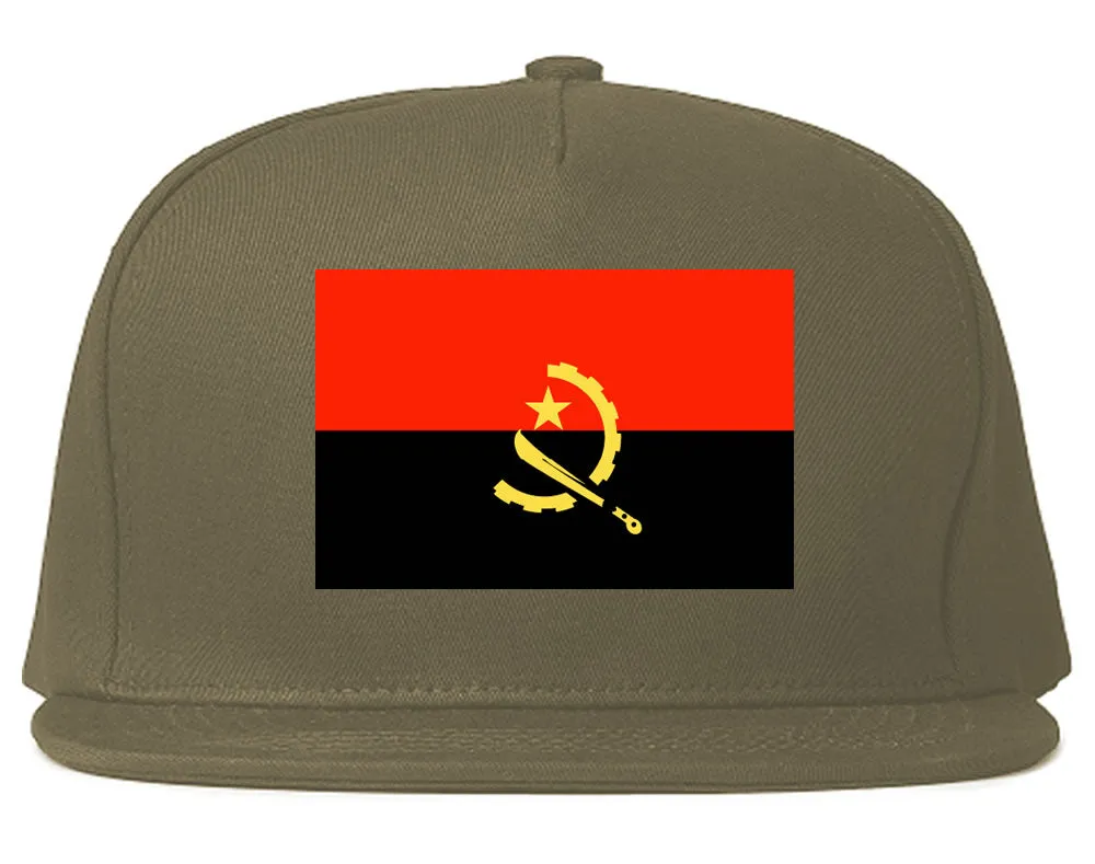 Angola Flag Country Printed Snapback Hat Cap