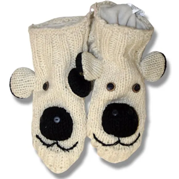 Animal Booties For Kids. 100% wool with fleece Lining, handmade in Nepal.