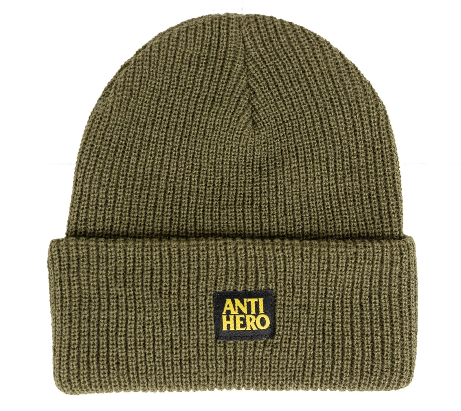 ANTIHERO LIL BLACK HERO BEANIE OLIVE/BLACK