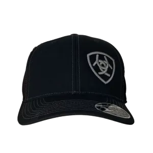 Ariat Black Mesh Logo Embroidered Cap