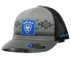 Ariat M&F Men's Southwest Blue Shield Gray Cap