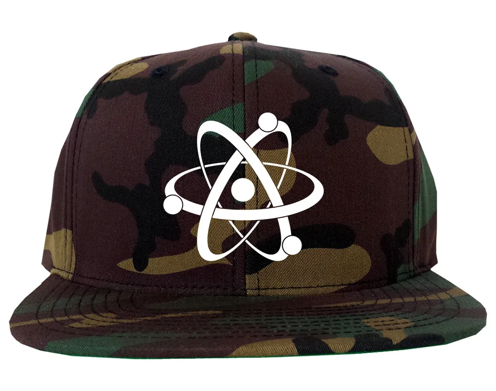 Atom Symbol Science Mens Snapback Hat