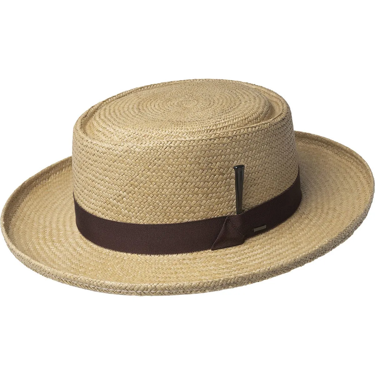 Bailey Creed Large Brim Genuine Panama Pork Pie