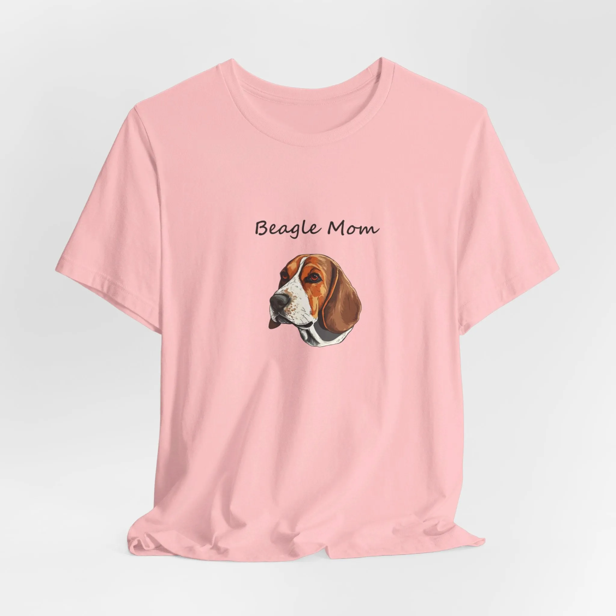 Beagle Headshot Dog Mom Unisex Jersey Tee | Bella Canvas Dog Lover Gift – Perfect Birthday Gift for Her