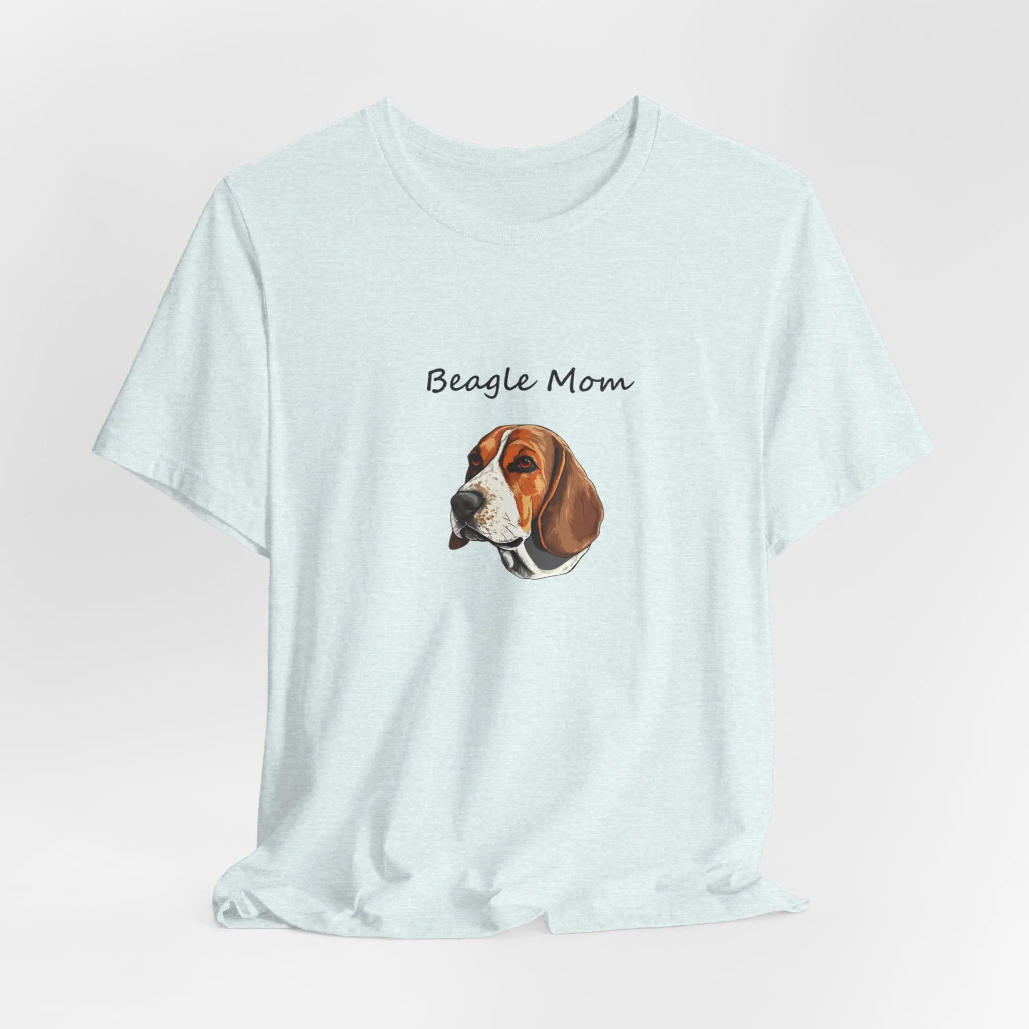 Beagle Headshot Dog Mom Unisex Jersey Tee | Bella Canvas Dog Lover Gift – Perfect Birthday Gift for Her