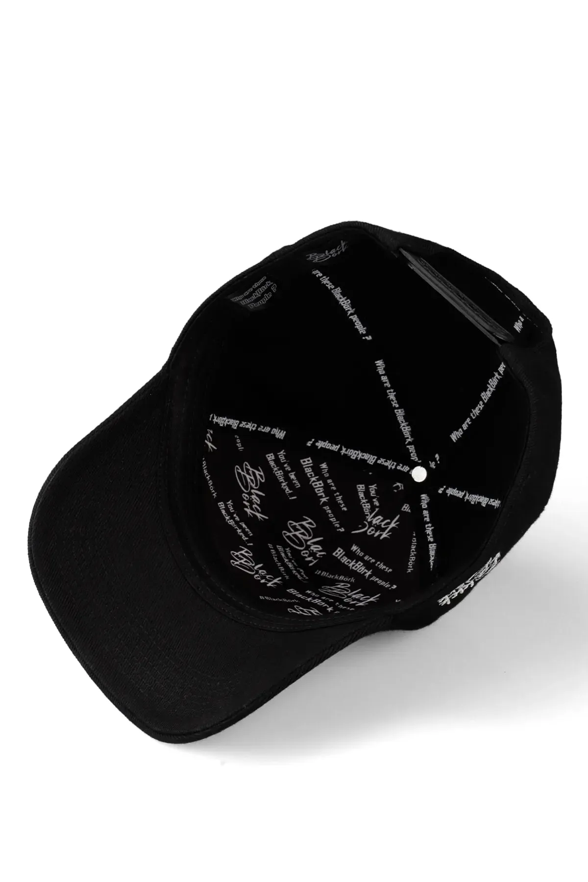 BlackBörk Men's Black Baseball King Hats