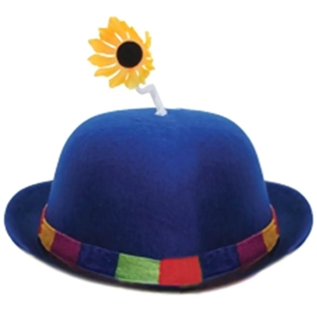 Blue Clown French Hat