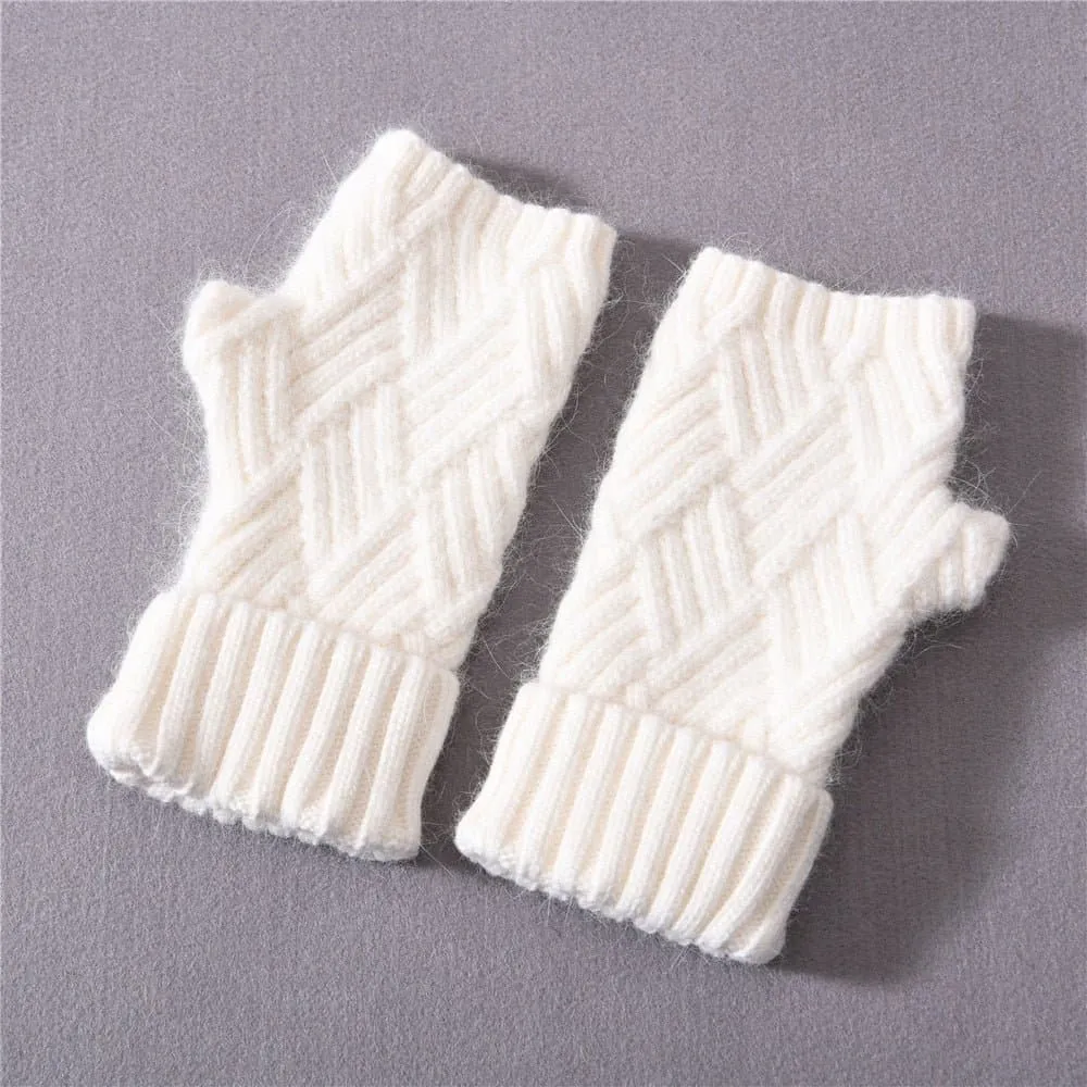 Cashmere Knit Mittens for Unmatched Warmth & Style