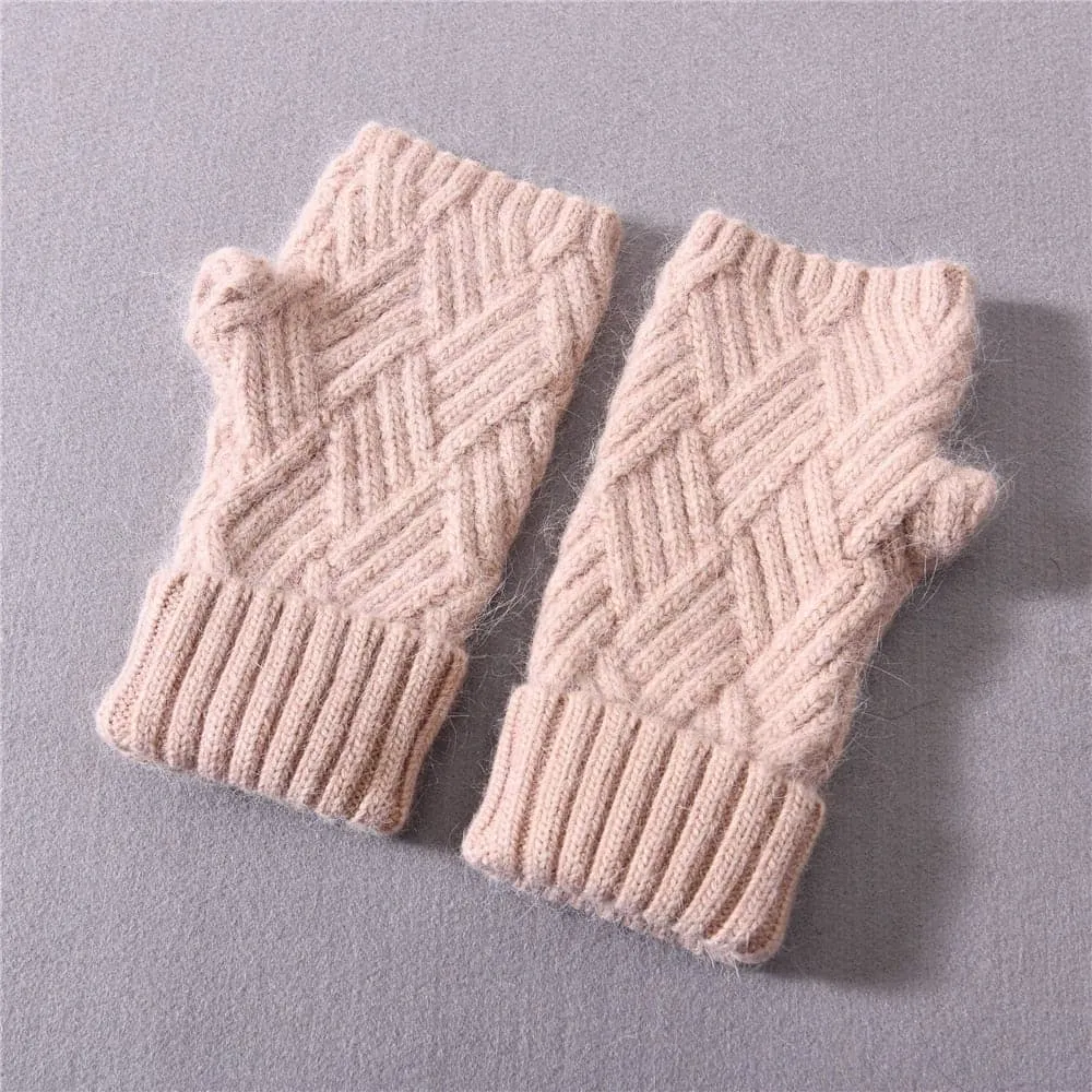 Cashmere Knit Mittens for Unmatched Warmth & Style