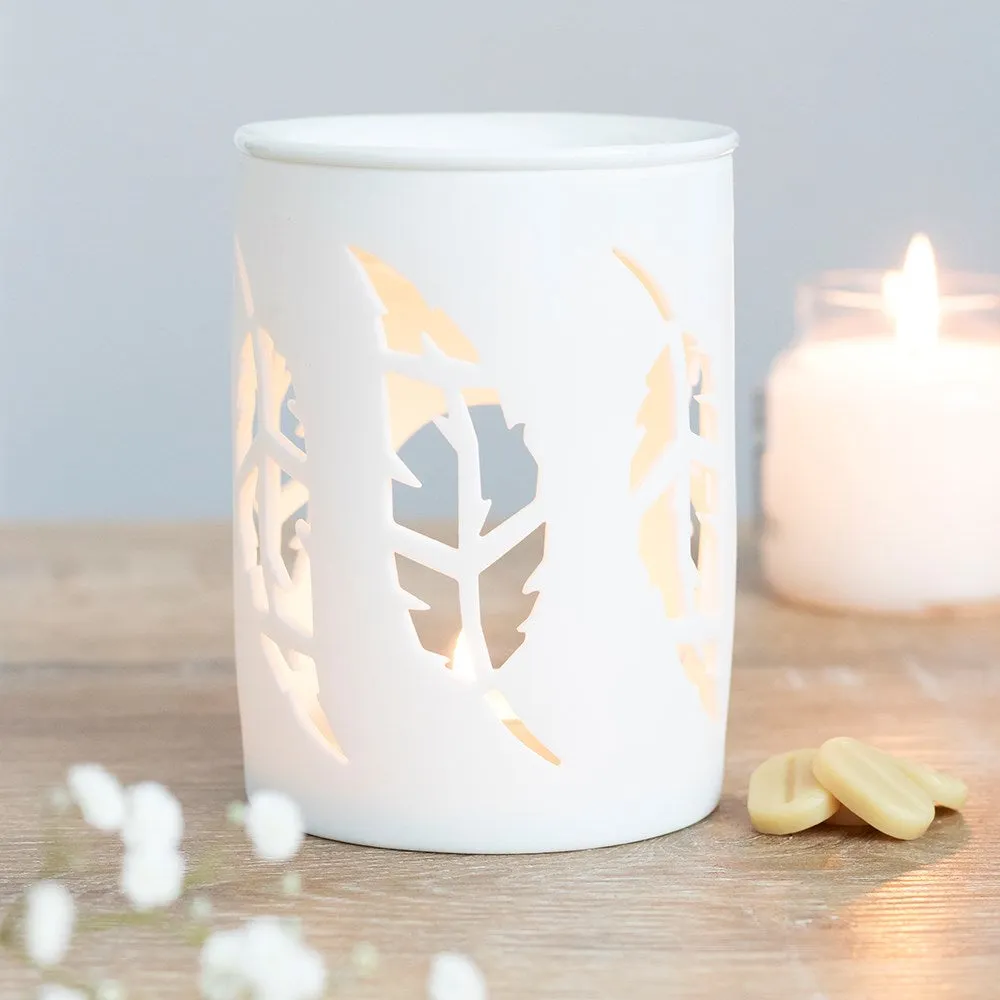 Ceramic Feather Wax Melt Oil Burner