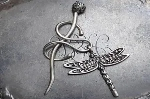 Charm Lock Shawl Pin