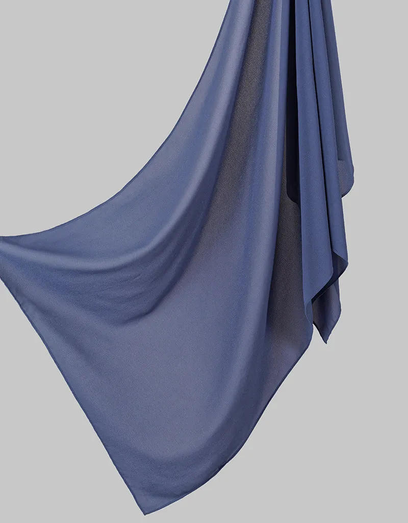 Chiffon Shawl - Shades of Blue