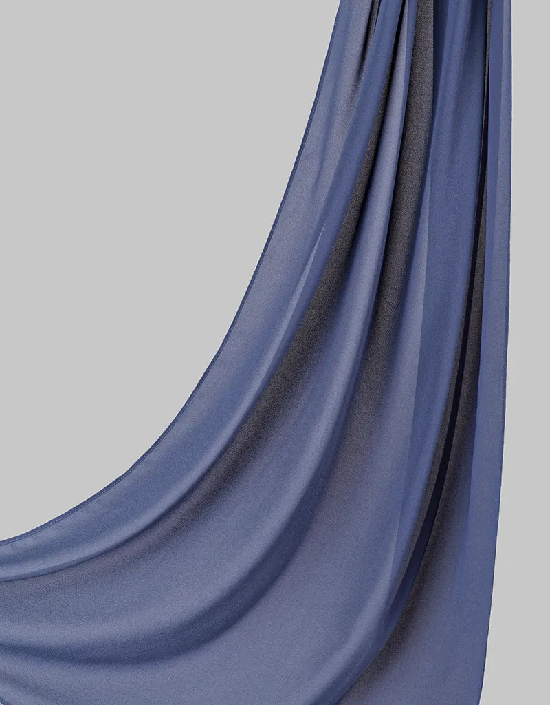 Chiffon Shawl - Shades of Blue