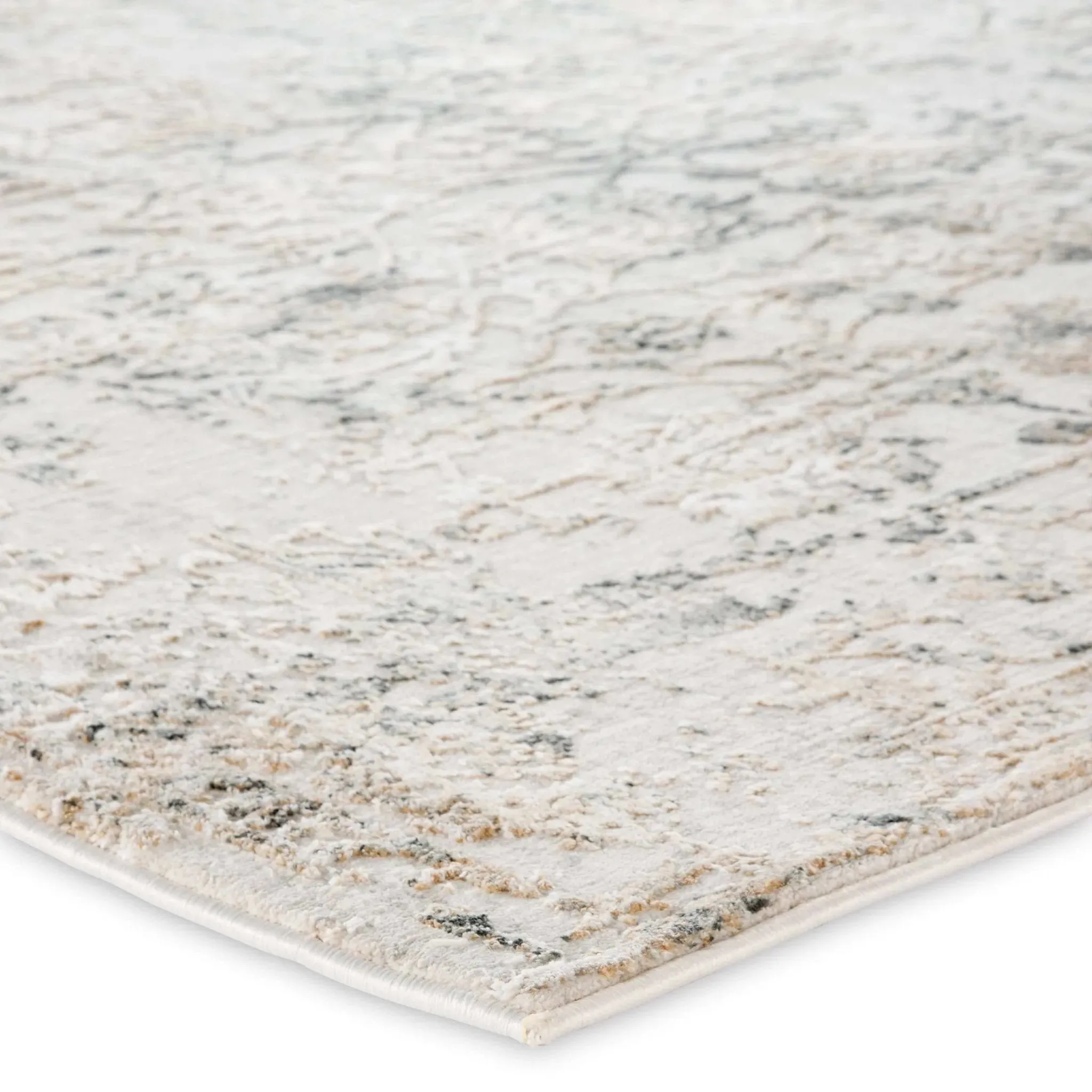 Cirque CIQ16 White Sand/Castlerock Rug