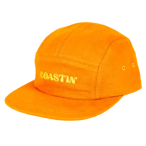 Coastin Brushed Cotton Camp Cap | Orange