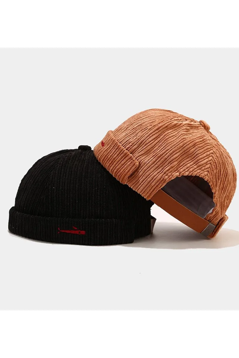 CORDUROY BRIMLESS FASHION CASUAL CAP