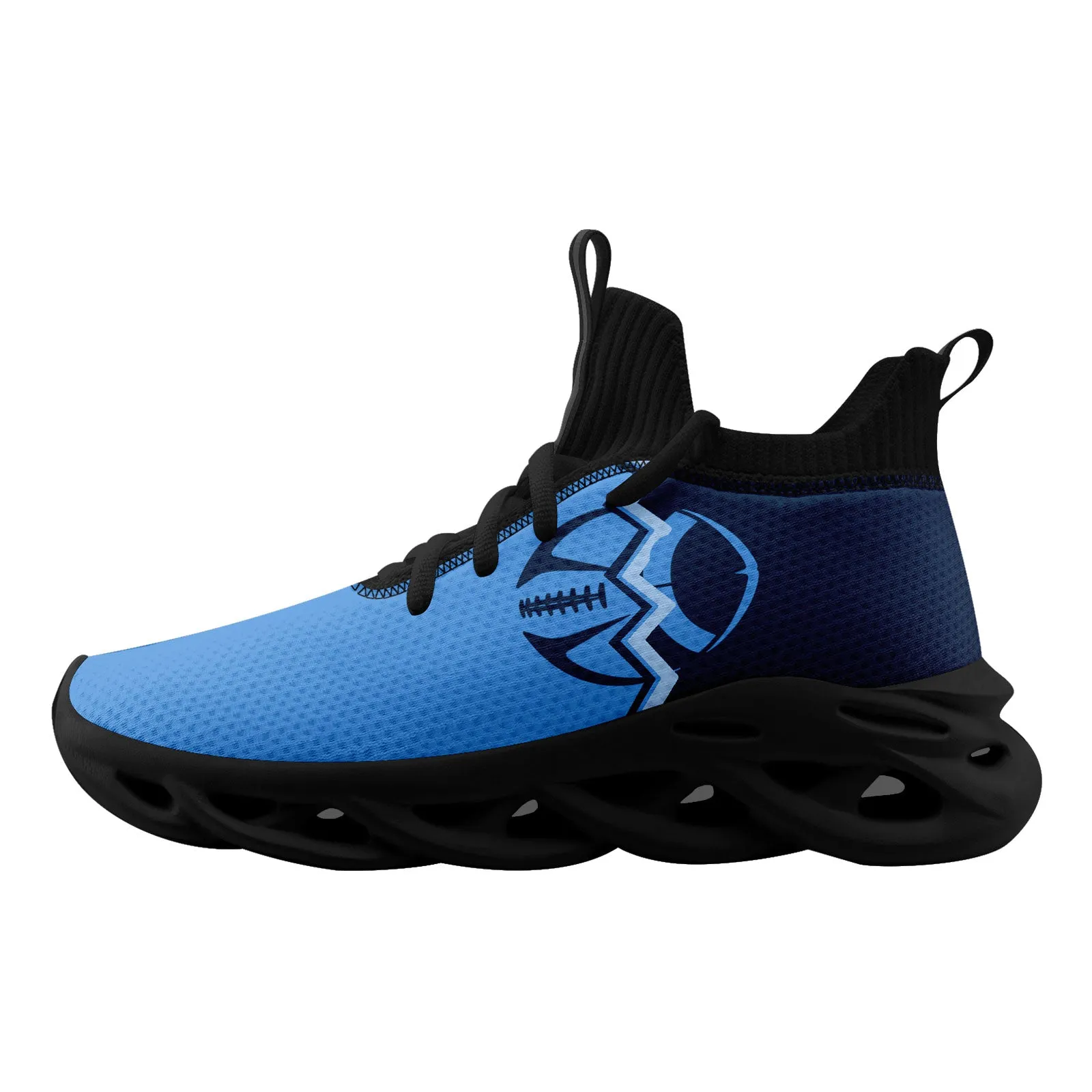 Custom Deep Blue Light Blue Tennessee MaxSoul Shoes and Hat Combo Offer Personalized Combo ZH-D028017-32