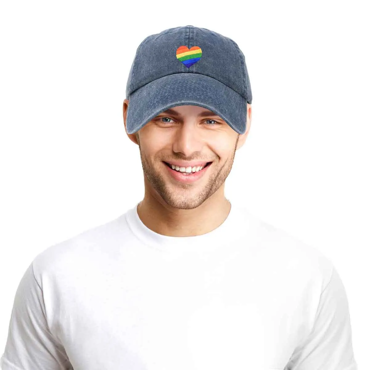 Dalix Rainbow Heart  Cap