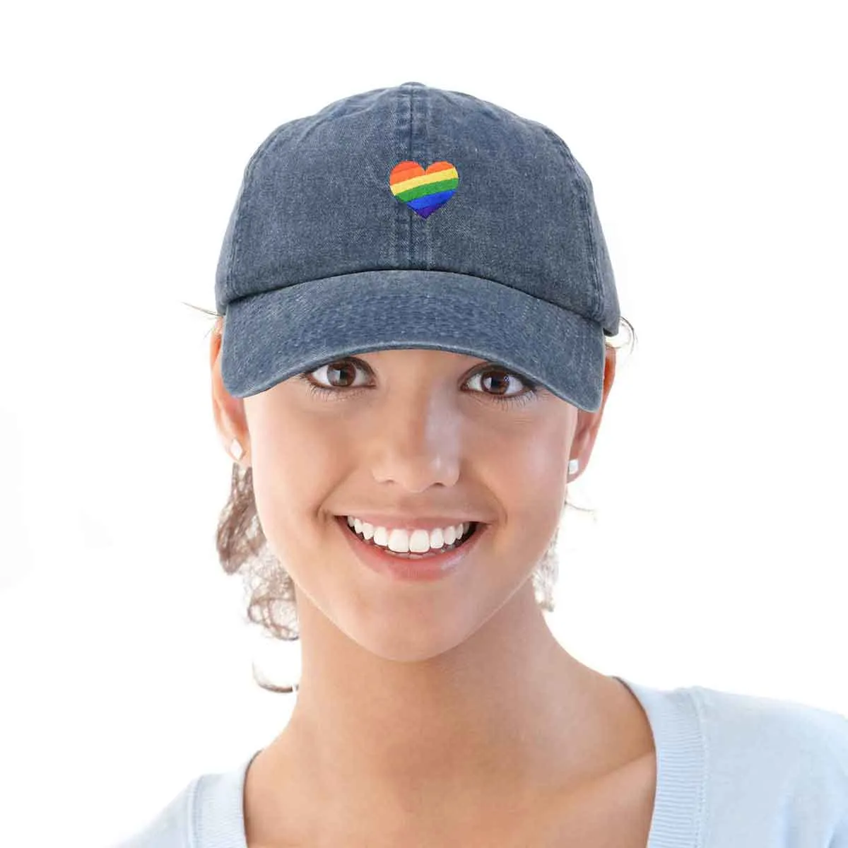 Dalix Rainbow Heart  Cap