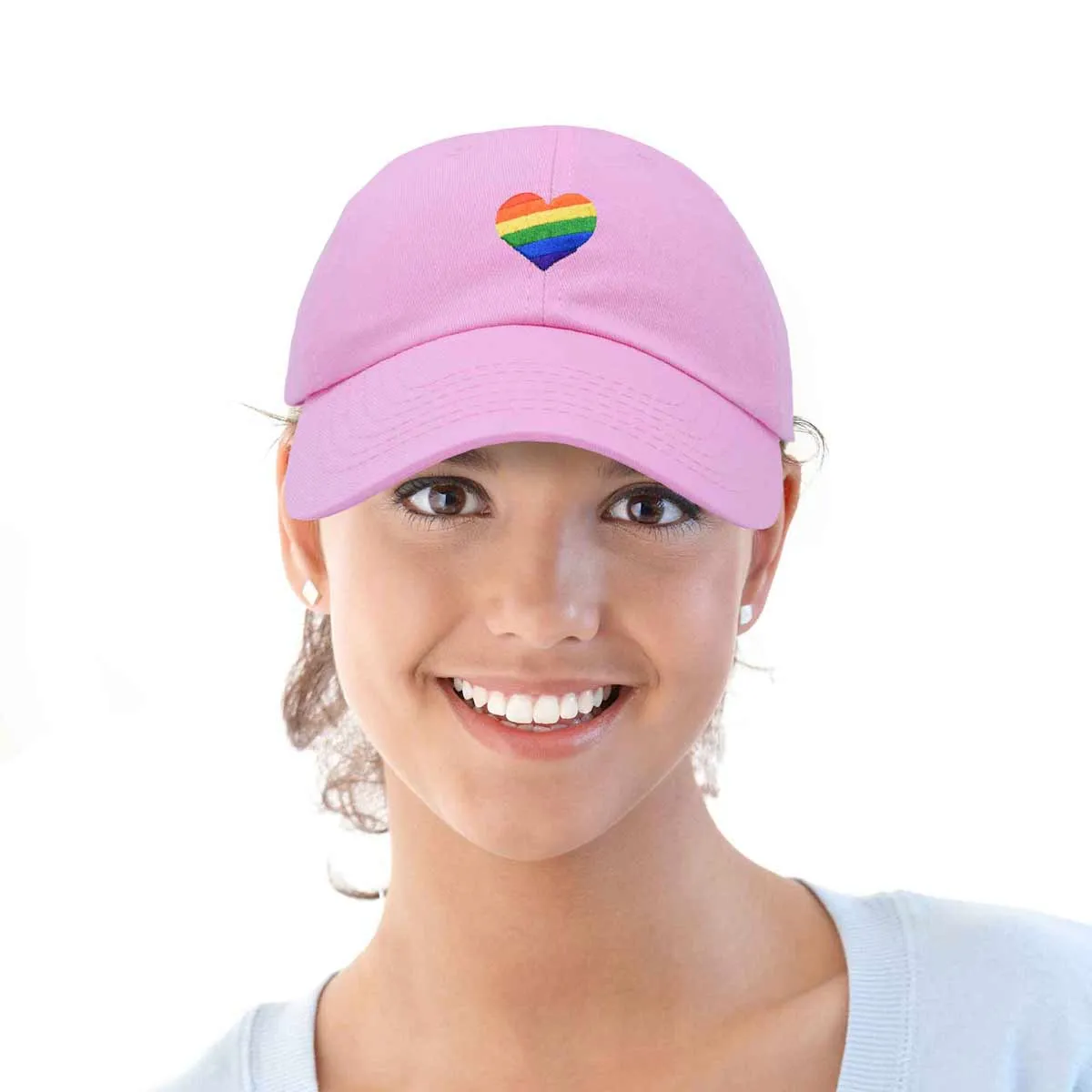 Dalix Rainbow Heart  Cap