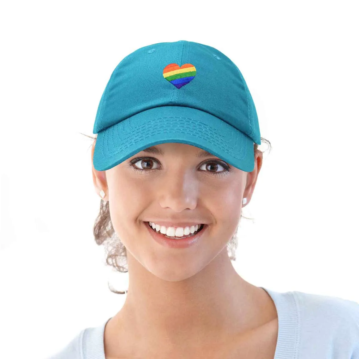 Dalix Rainbow Heart  Cap