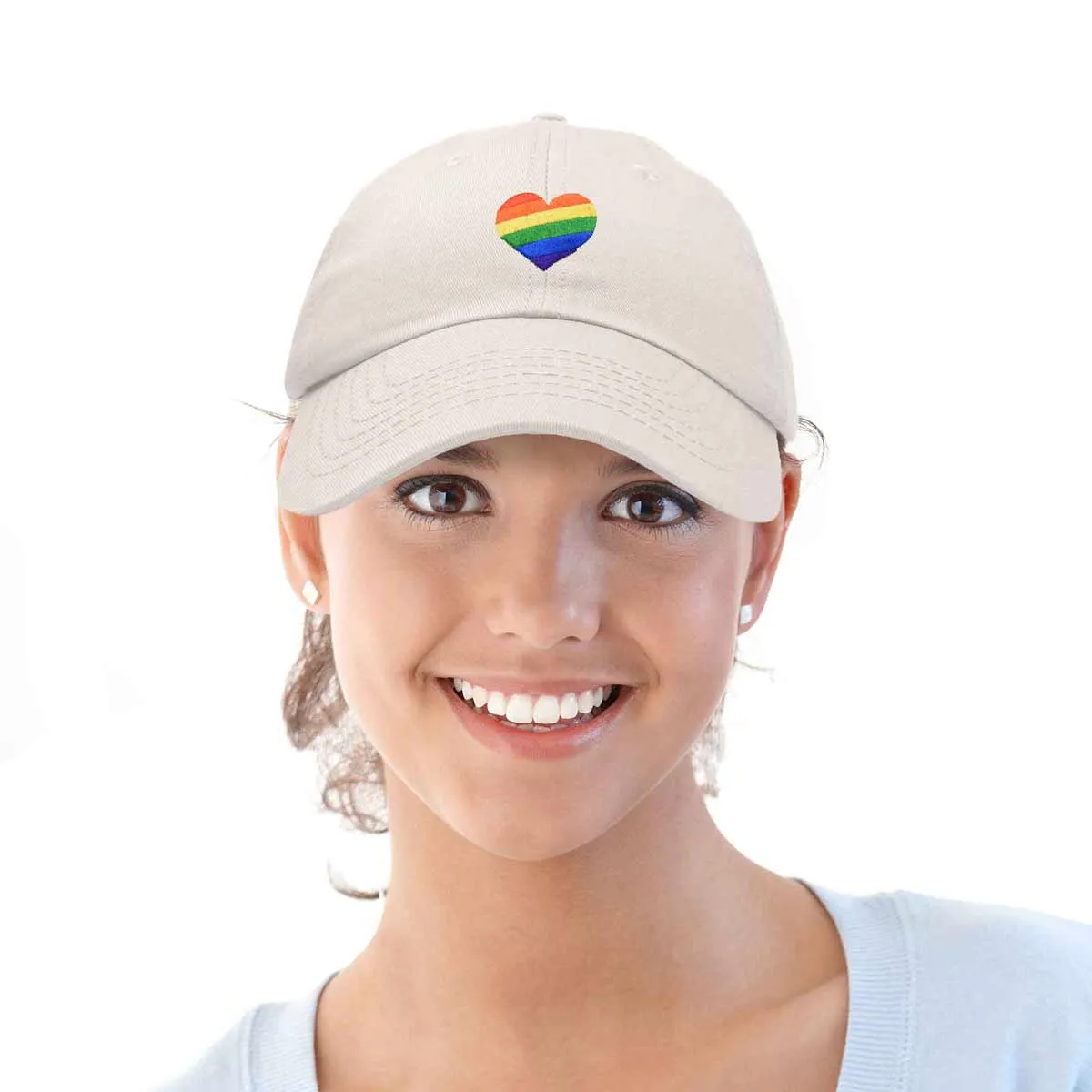 Dalix Rainbow Heart  Cap