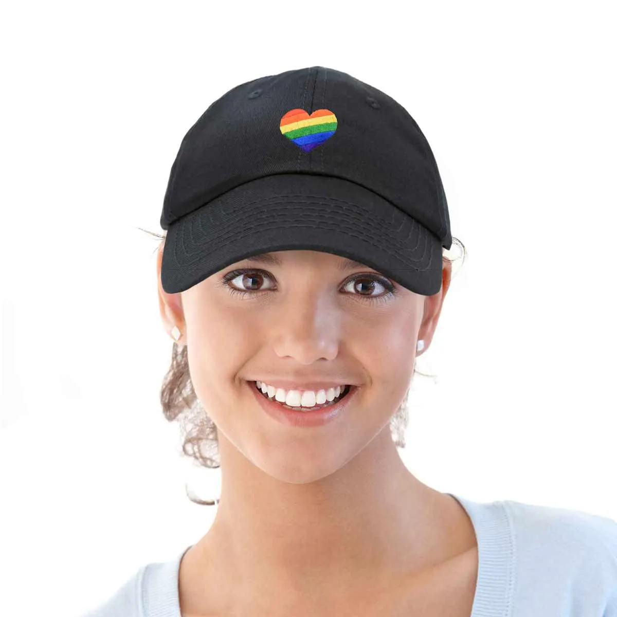 Dalix Rainbow Heart  Cap