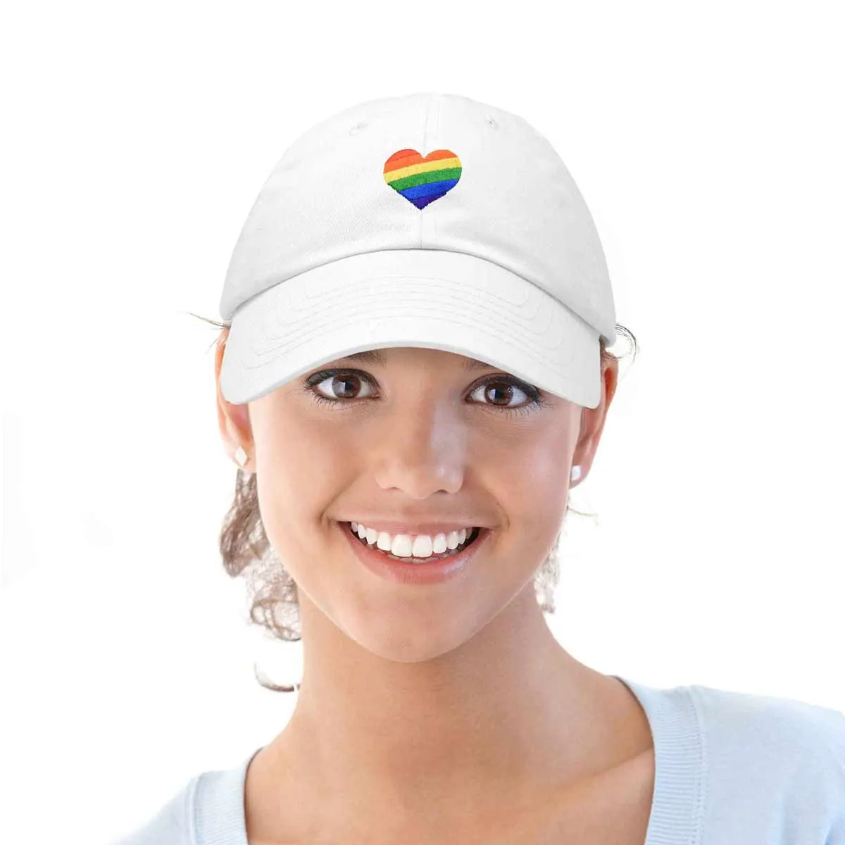 Dalix Rainbow Heart  Cap