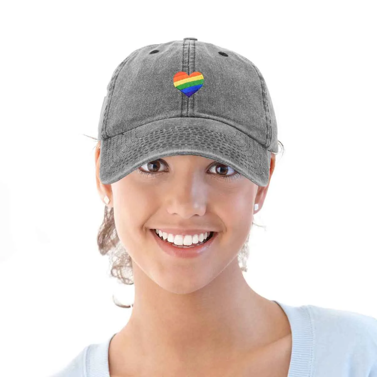 Dalix Rainbow Heart  Cap