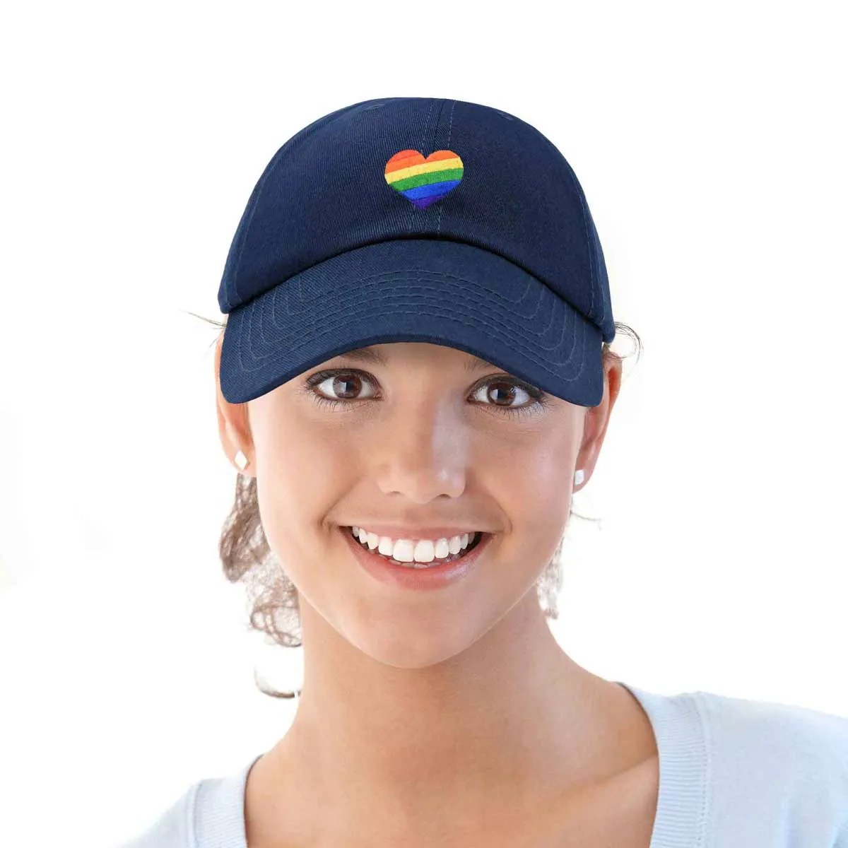 Dalix Rainbow Heart  Cap