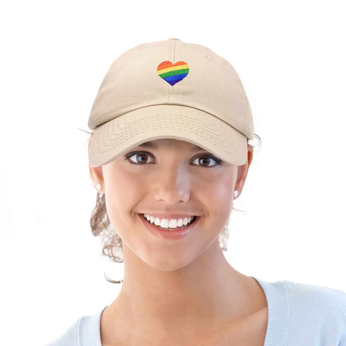 Dalix Rainbow Heart  Cap