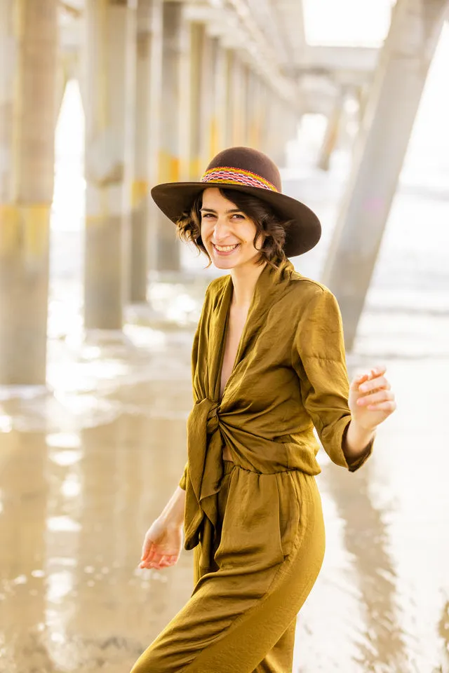 Dark Brown Floppy Hat