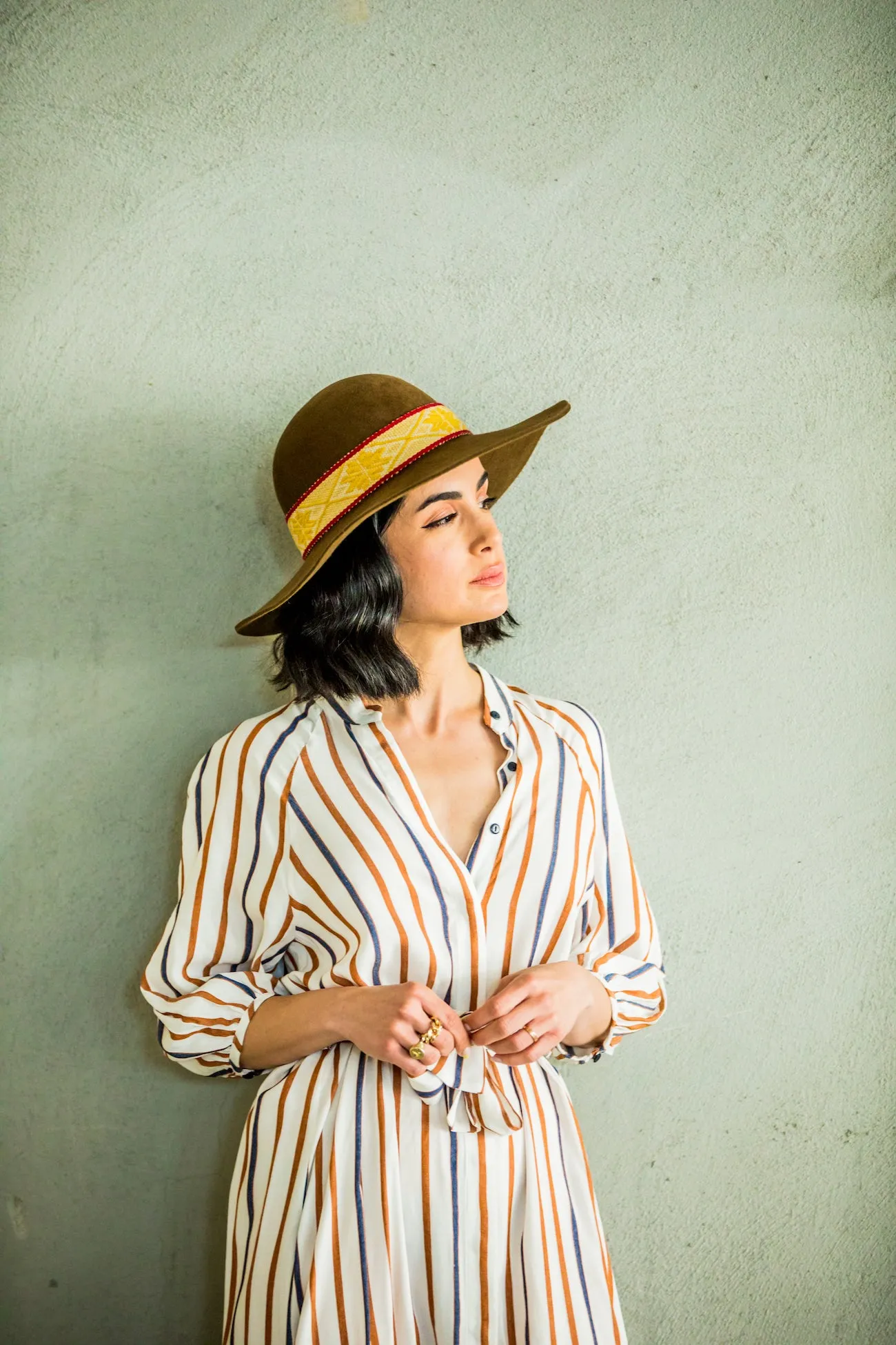 Dark Brown Floppy Hat