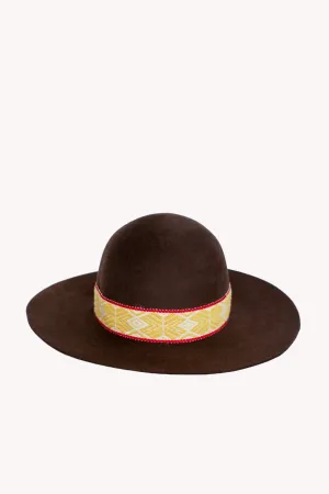 Dark Brown Floppy Hat