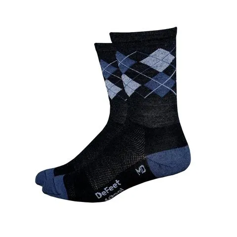 DeFeet Wooleator 5" Argyle Grey