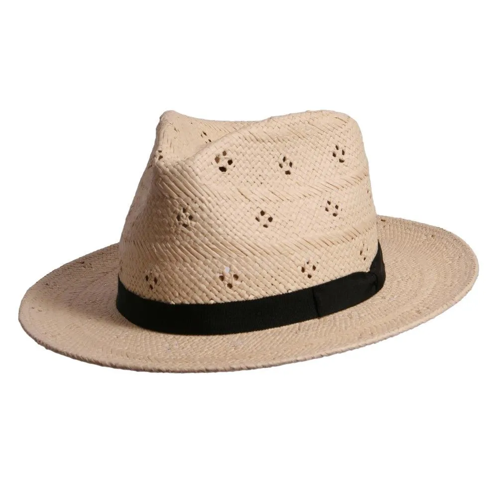 Dimitri | Womens Straw Fedora Hat