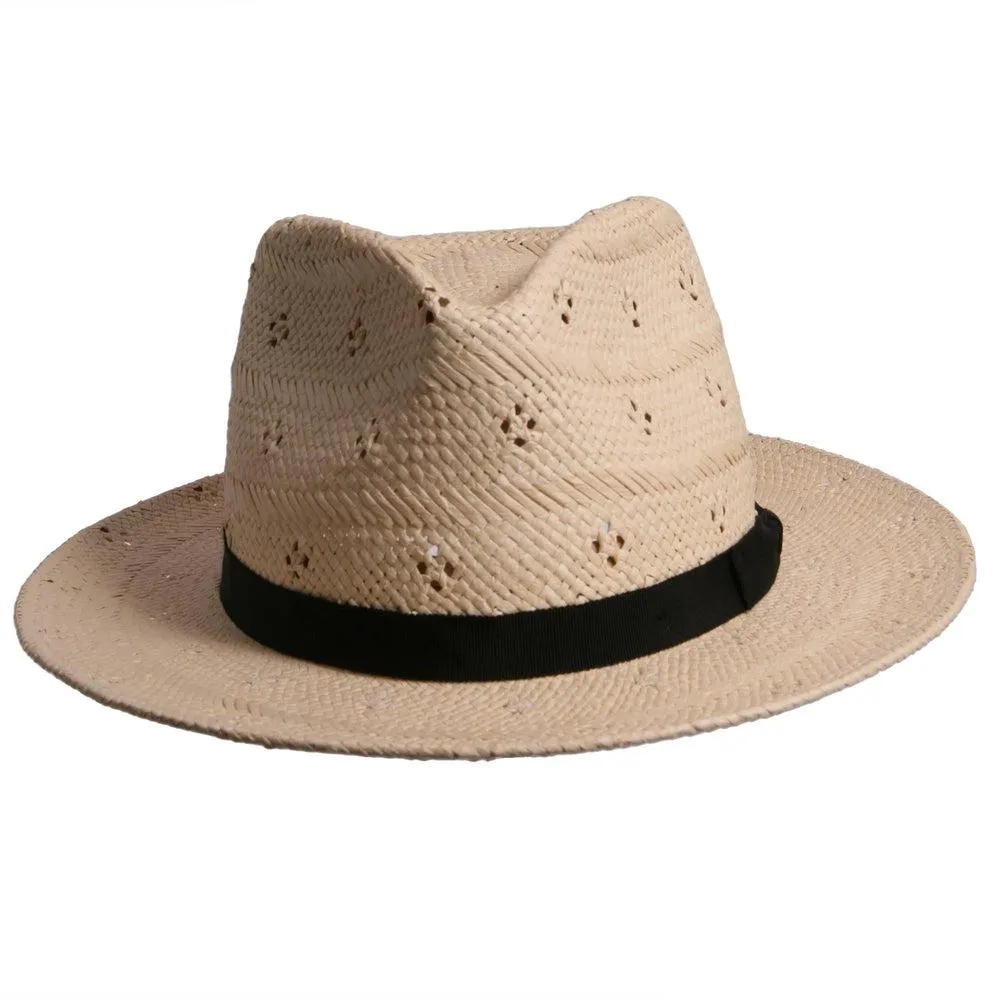 Dimitri | Womens Straw Fedora Hat