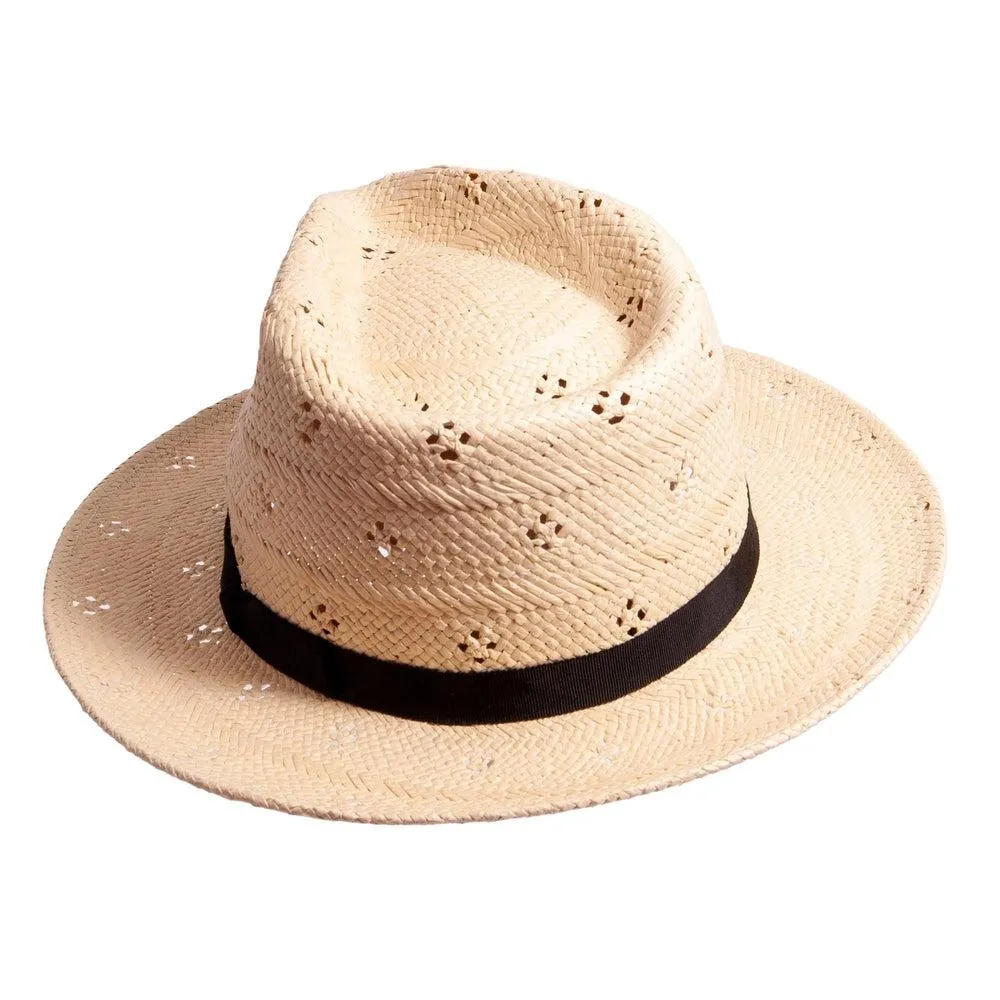 Dimitri | Womens Straw Fedora Hat